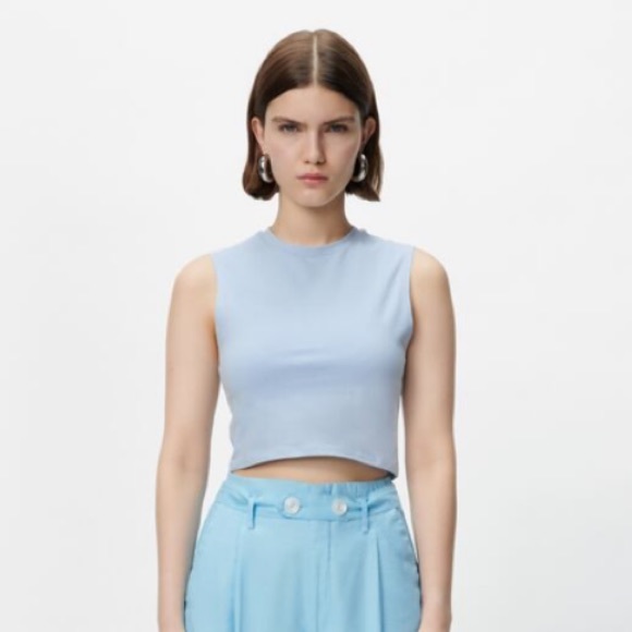 Zara Blue Tank - Picture 1 of 3
